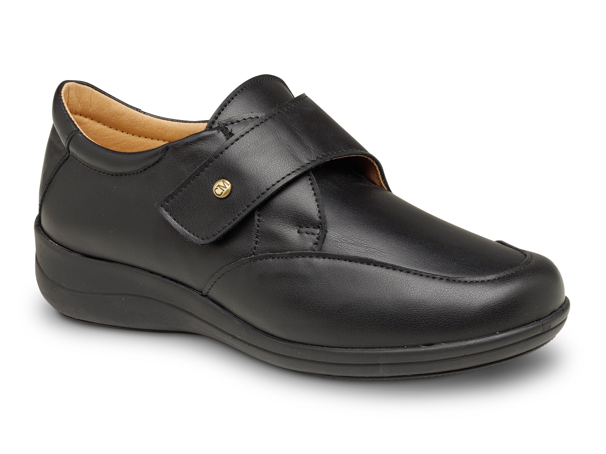 Zapato de gran apertura y pala elástica de Calzamedi