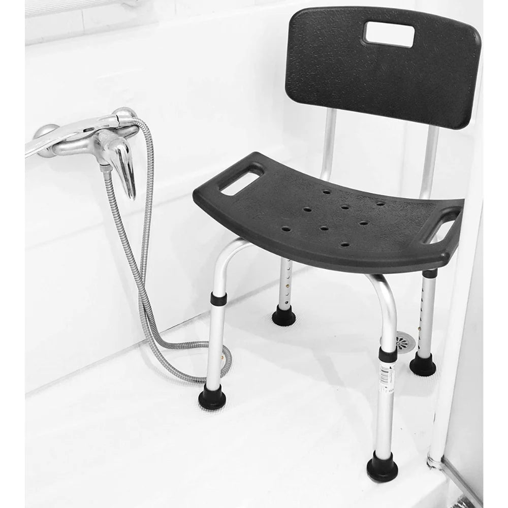 Silla para ducha con respaldo