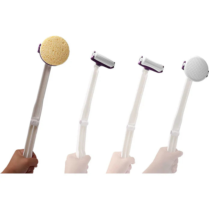 Aplicador Crema Espalda Plegable, Kit Loción Mango Largo