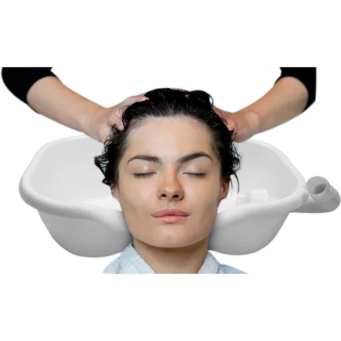 Lavacabezas Portátil Rígido, Lavabo para Casa Personas Mayores