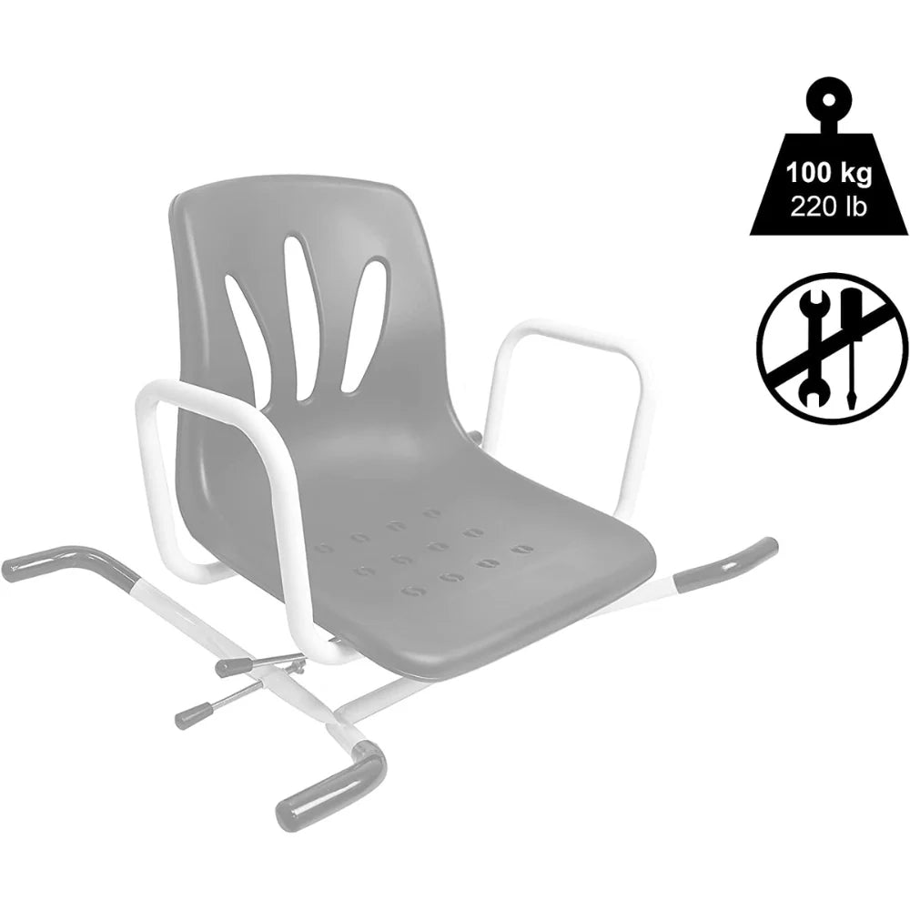 Silla Giratoria Bañera Personas Mayores, Silla para Bañera 360º