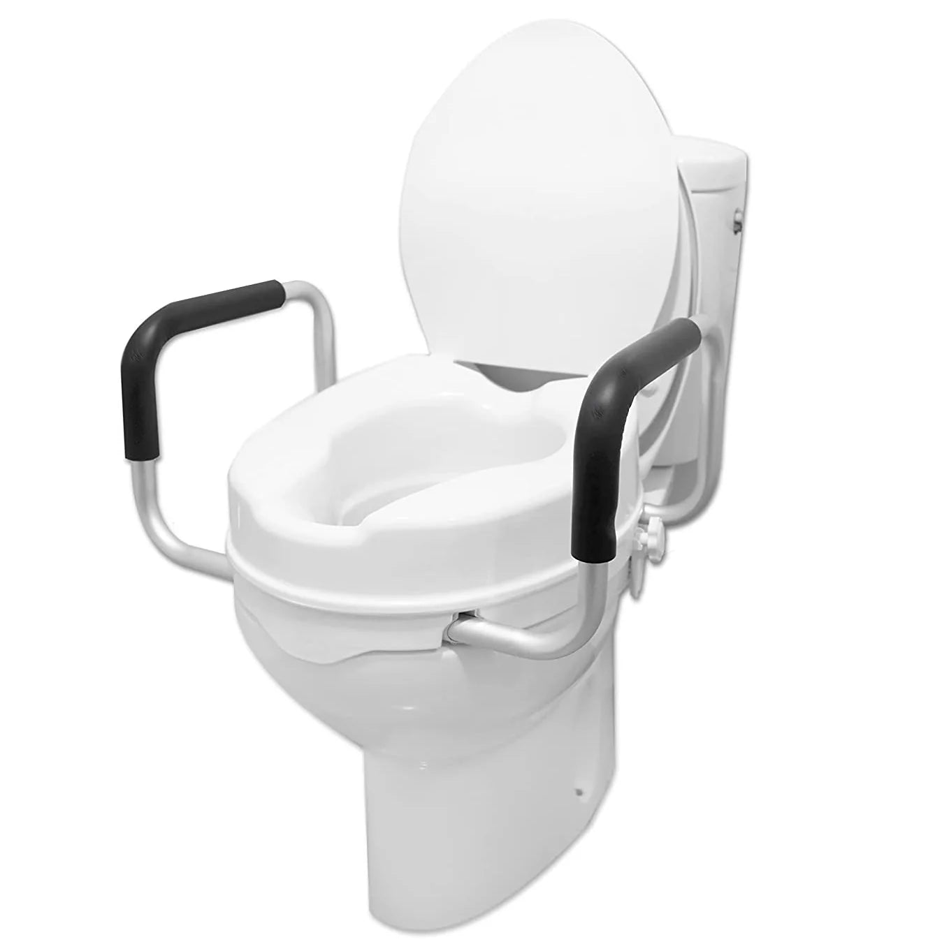 Elevador WC con Reposabrazos 10 cm con tapa