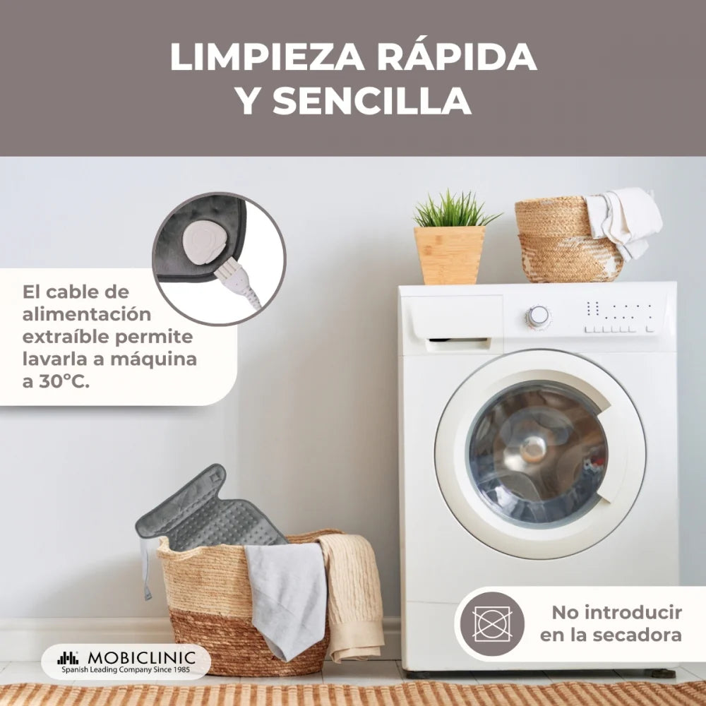 Almohadilla eléctrica dorsal cervical  62x43cm