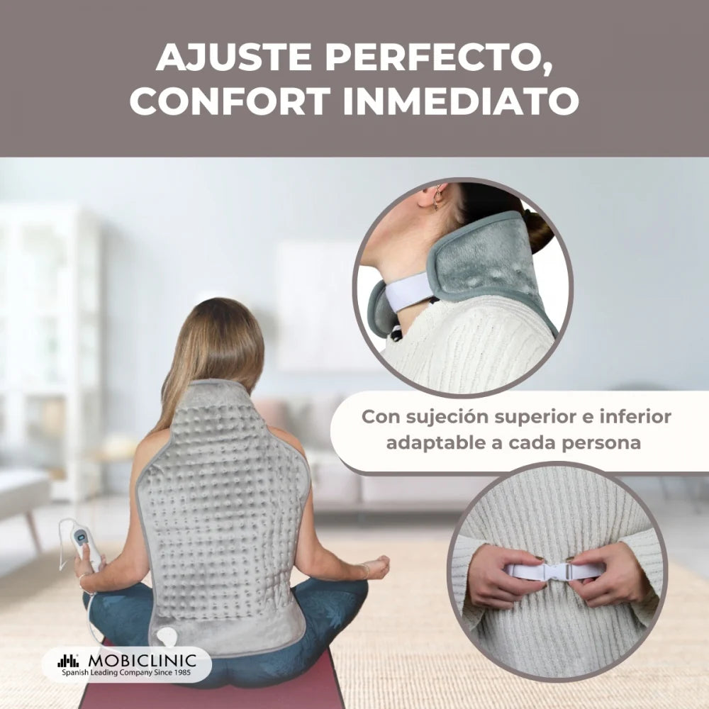 Almohadilla eléctrica dorsal cervical  62x43cm