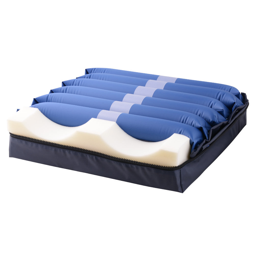 Cojín antiescaras de aire tubular con compresor
