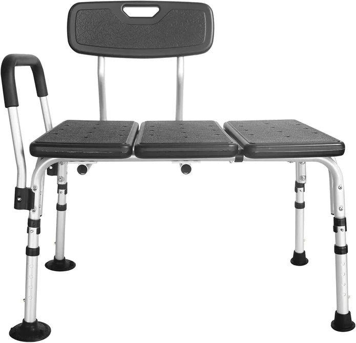 Asiento para Bañera Adulto con Asa, Banco Transferencia Negro