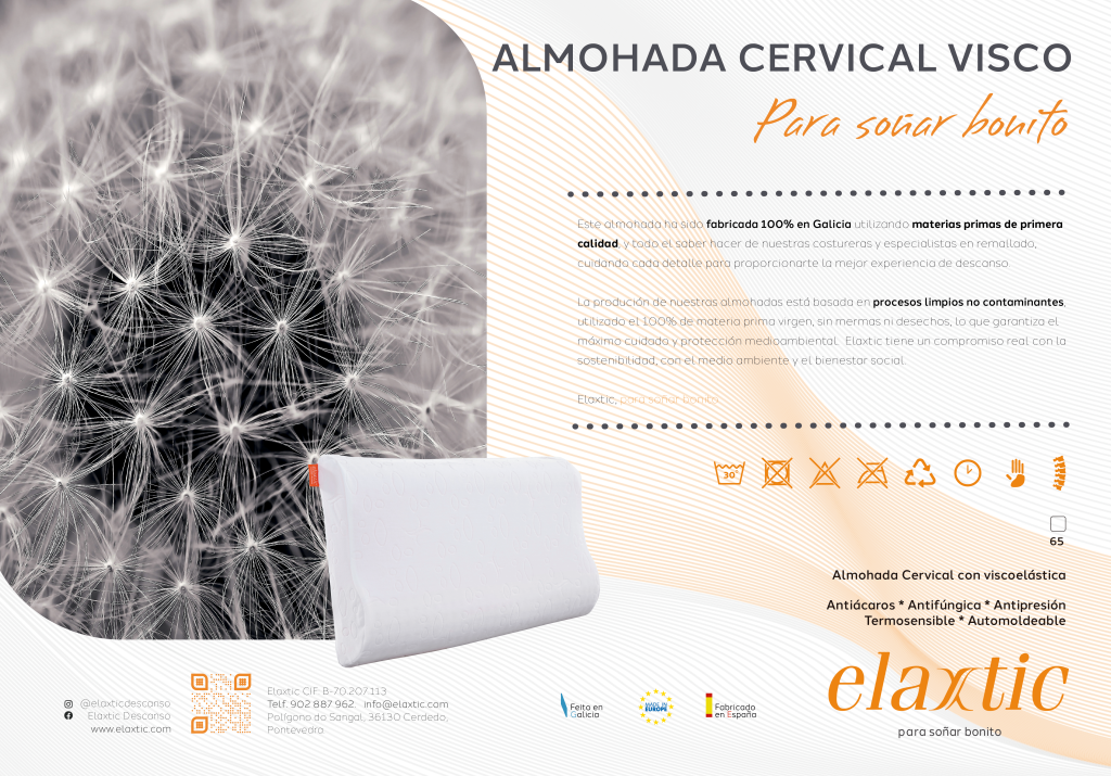 Almohada cervical visco