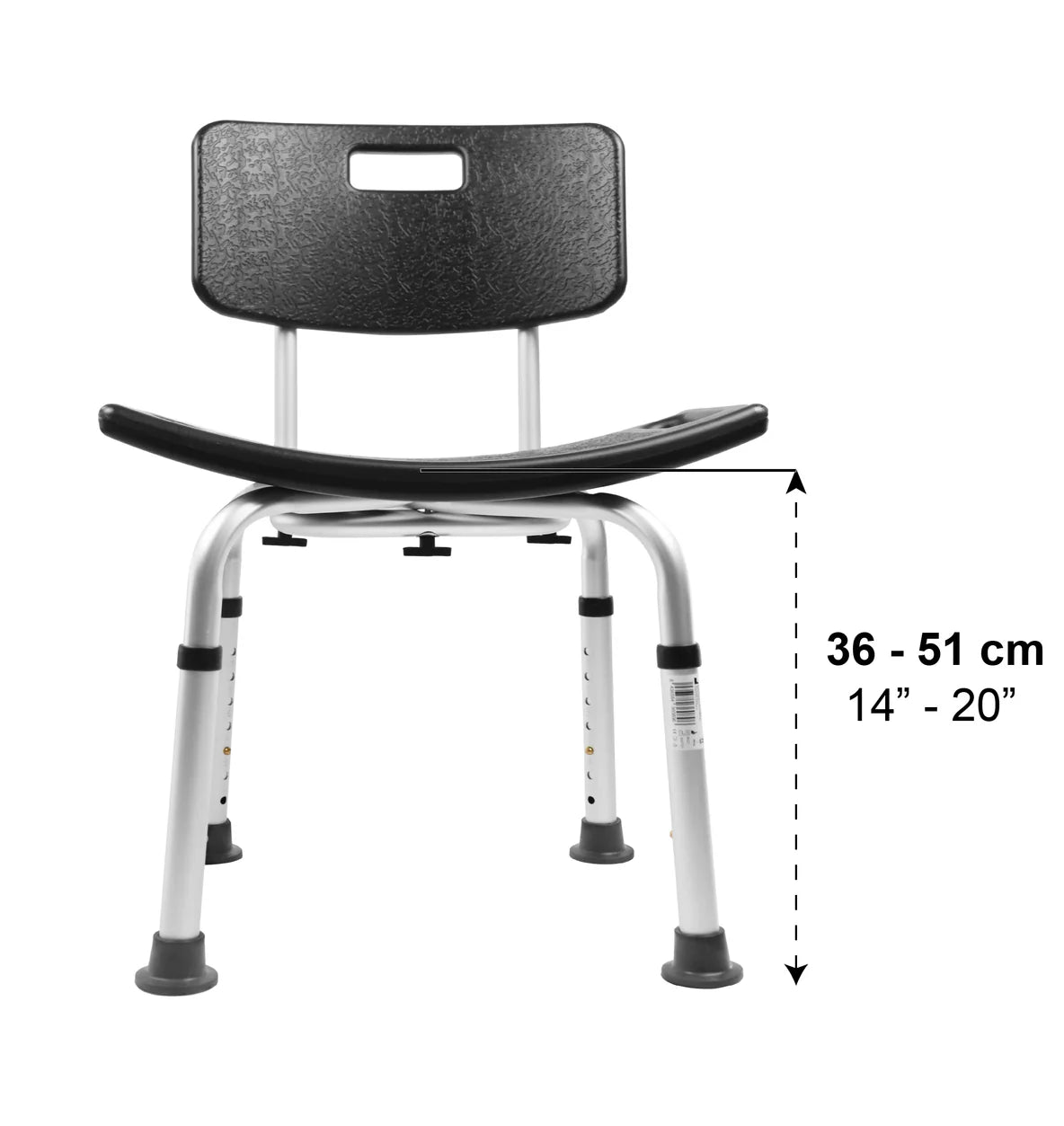 Silla para ducha con respaldo