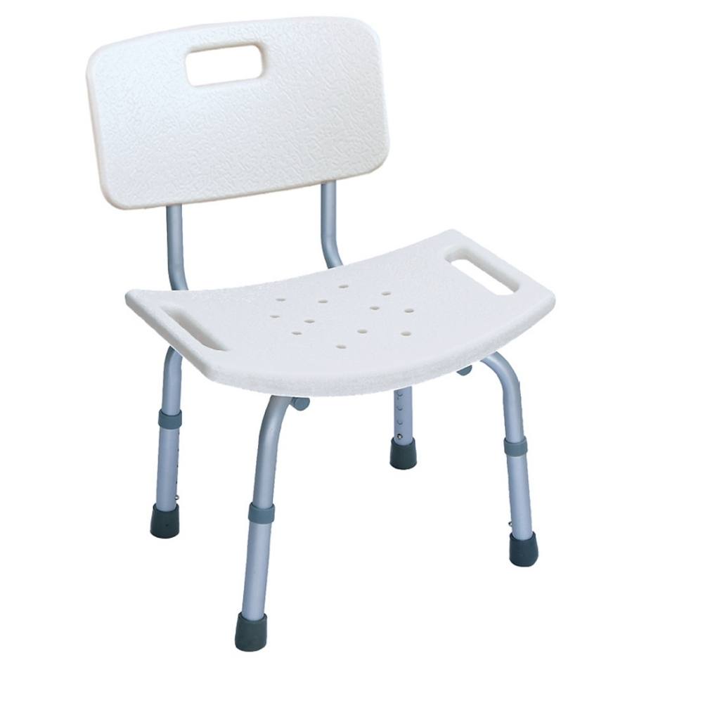 Banqueta de baño con respaldo