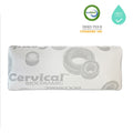 Almohada Viscoelástica 135 cm Desenfundable, Ergonómica, Anti bacterias, Termo regulable, Doble Funda con Cremallera, Lavable, Adaptabilidad cervical