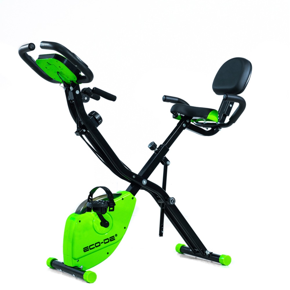 Bicicleta Estática Plegable X Top Magnet Bike con LCD, Multiejercicios para Brazos y Piernas