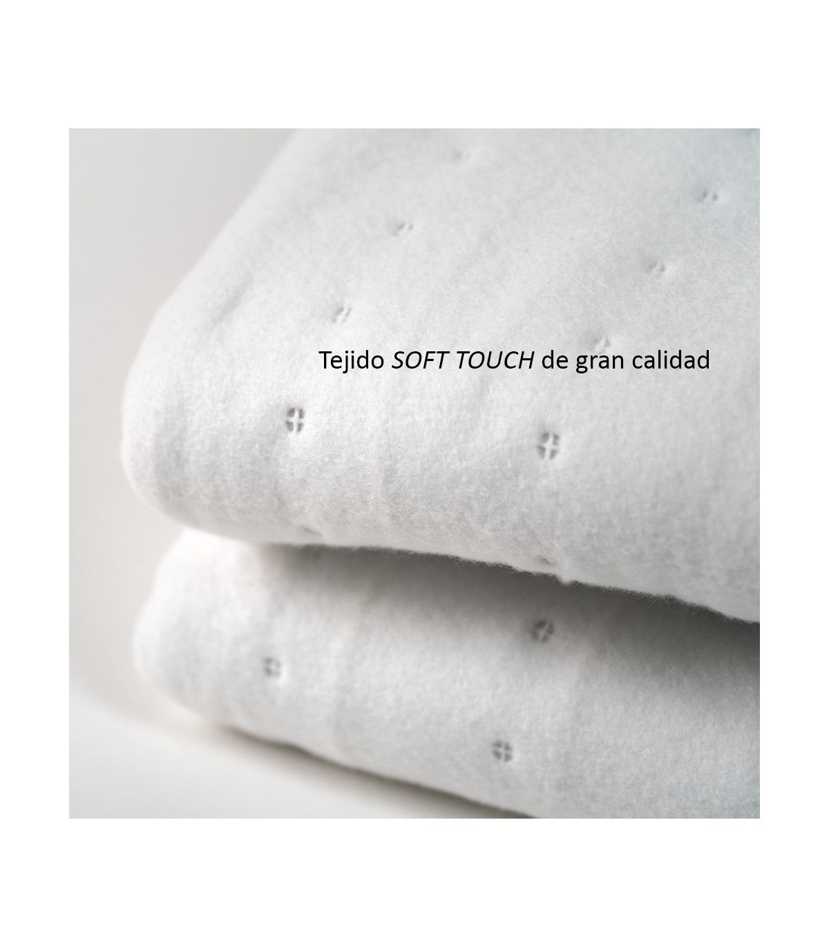 alienta Camas 140 x 160 cm. Mando con 3 niveles de calor, apagado automático, color blanco