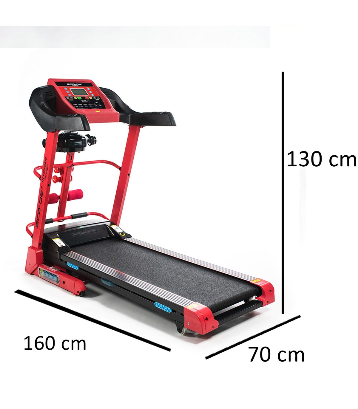Cinta de Correr Fit Perform Multifunción, Plegable, Masaje, Bluetooth, Inclinación 15º, 12 Programas, 16 Km/h