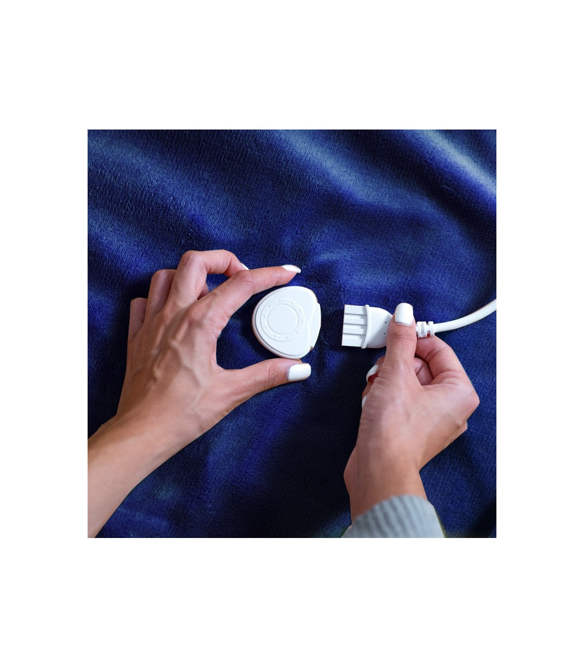 Manta eléctrica 180 x 130 cm. Mando con 3 niveles de calor, apagado automático 180 minutos