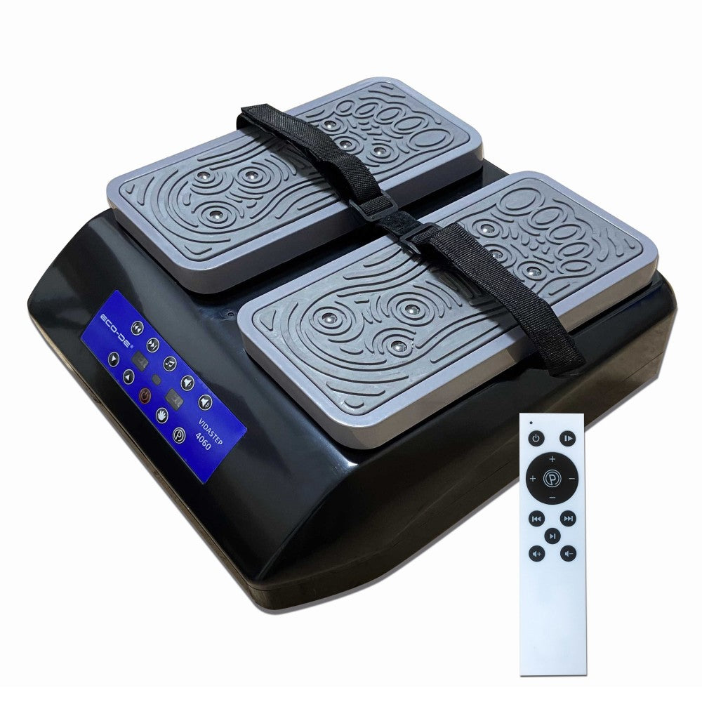 Máquina de Mover Las Piernas, Ejercitador Permite Caminar Mientras Estamos Sentados, con Mando a Distancia, Programas y Bluetooth Vidastep