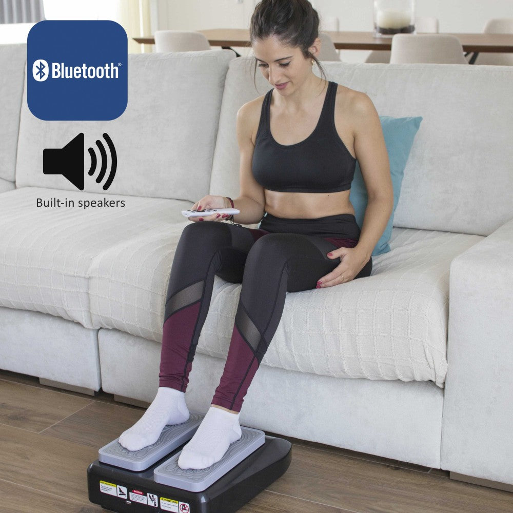 Máquina de Mover Las Piernas, Ejercitador Permite Caminar Mientras Estamos Sentados, con Mando a Distancia, Programas y Bluetooth Vidastep