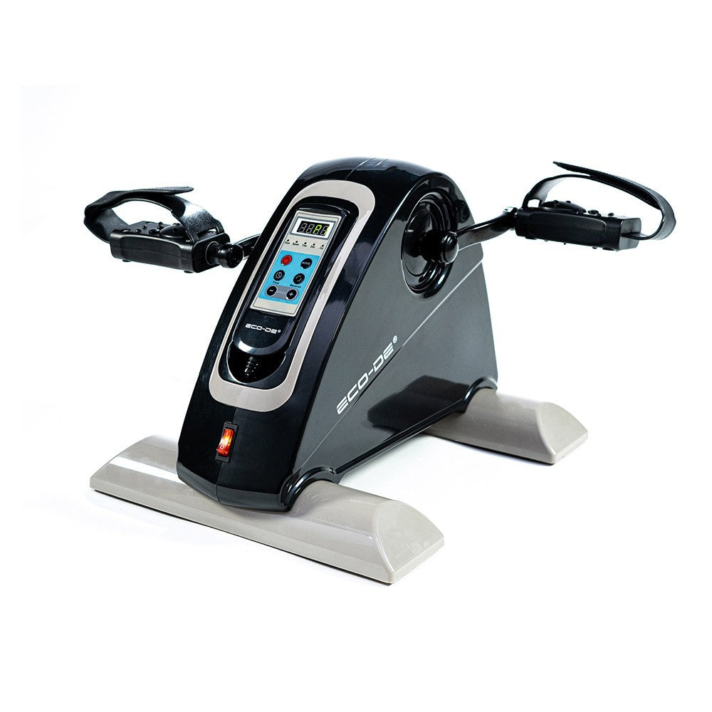 Mini Bicicleta Eléctrica, 12 Velocidades, Mini Bike BlackPlus, Ejercicitador Brazos y Piernas, Modos Auto Reverse y Manual