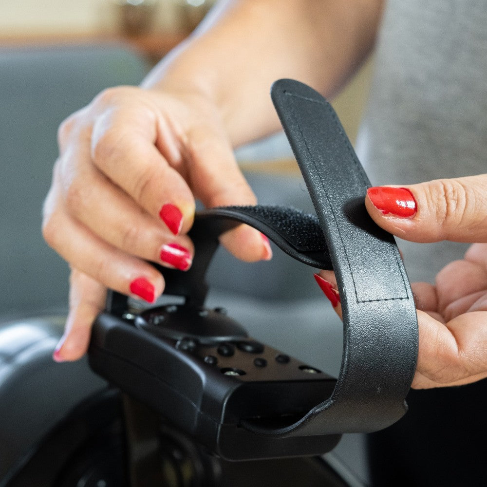 Mini Bicicleta Eléctrica, 12 Velocidades, Mini Bike BlackPlus, Ejercicitador Brazos y Piernas, Modos Auto Reverse y Manual