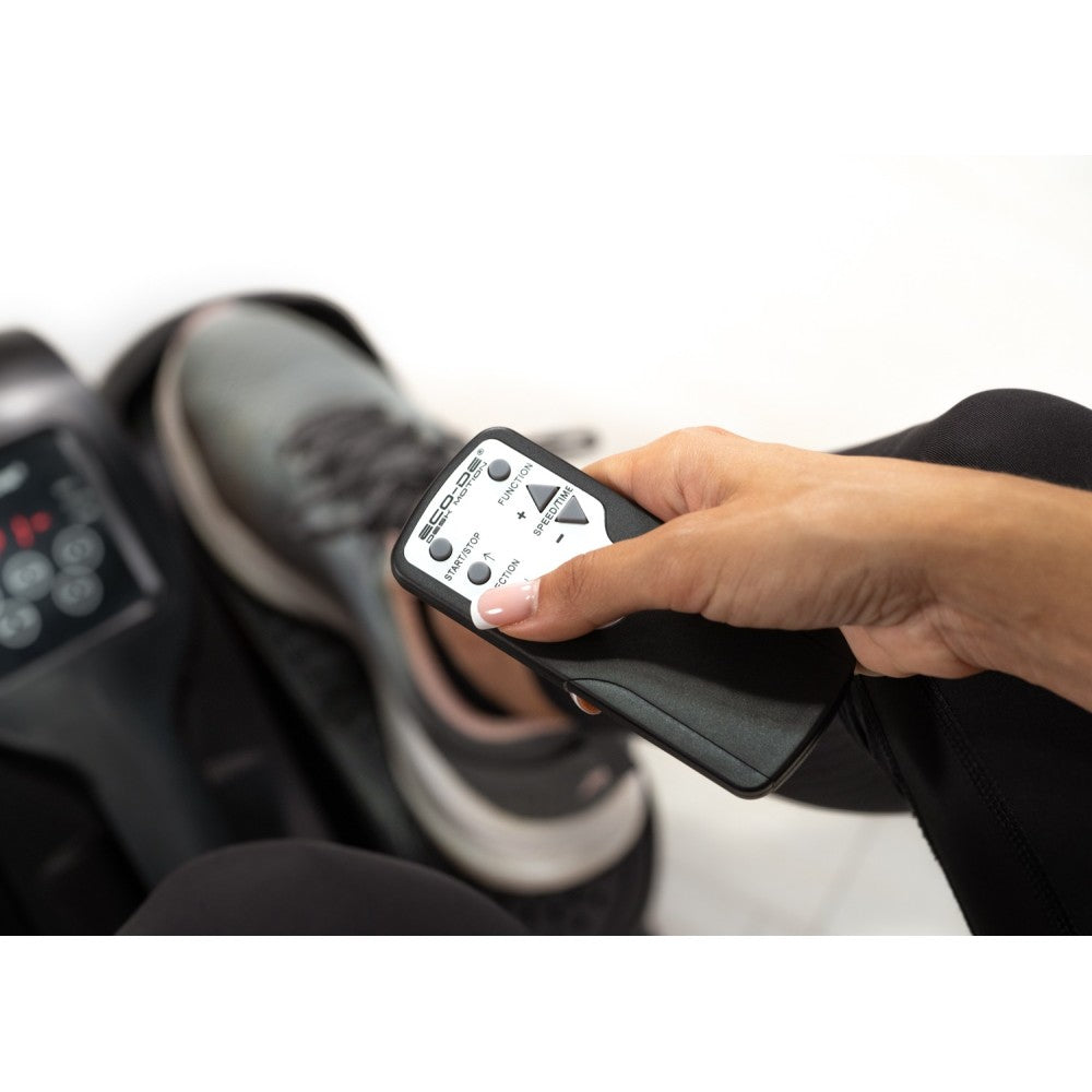 Mini Bike eliptica Desk Motion eléctrica, Pantalla LED, pedaleo con Asistencia, 20 Niveles, 5 Funciones, Mando Distancia