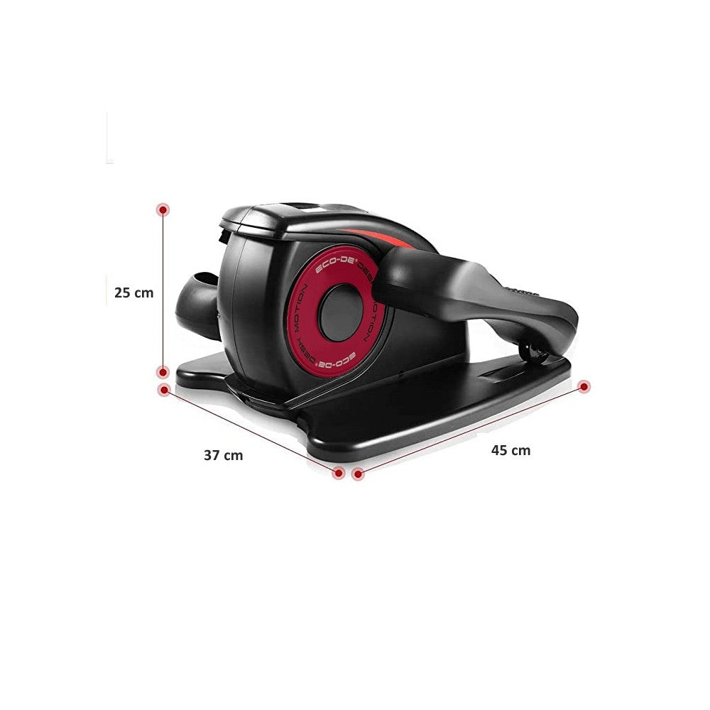 Mini Bike eliptica Desk Motion eléctrica, Pantalla LED, pedaleo con Asistencia, 20 Niveles, 5 Funciones, Mando Distancia
