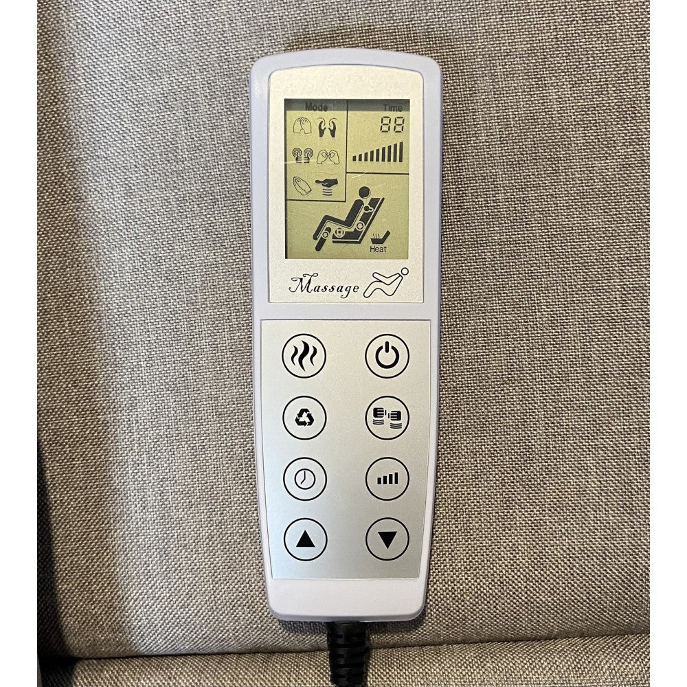 Sillón de Masaje Elevador STELVIO, Textiline Oeko Tex, Programas Auto, Vibro Ondulación, A++, Marrón