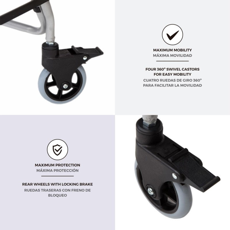 SILLA de ducha 4 en 1