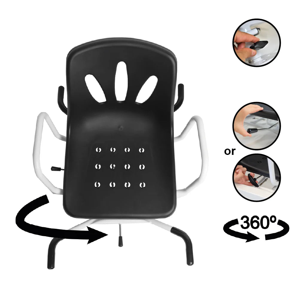 Silla Giratoria Bañera Personas Mayores, Silla para Bañera 360º